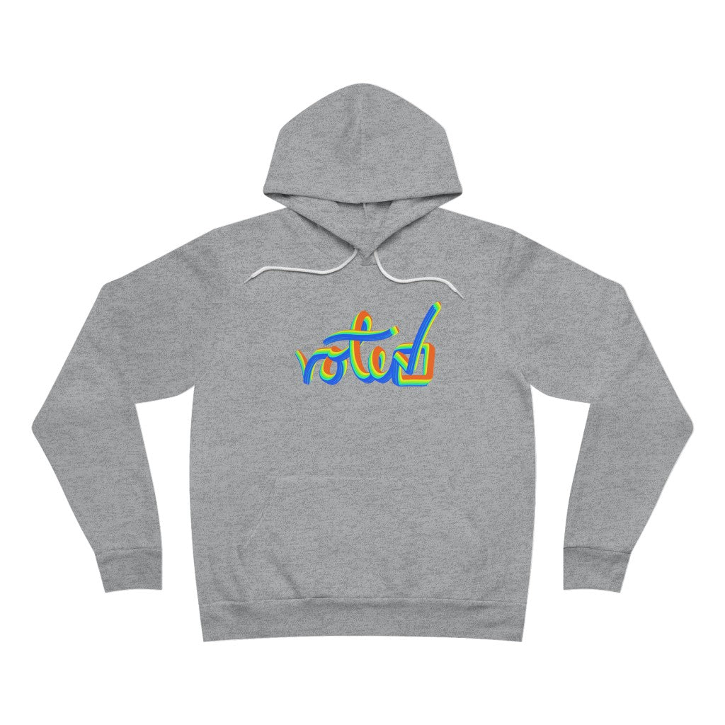Vote Multicolor Unisex Fleece Hoodie