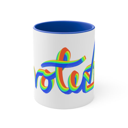 Vote Multicolor Coffee Mug