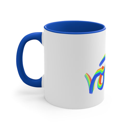 Vote Multicolor Coffee Mug