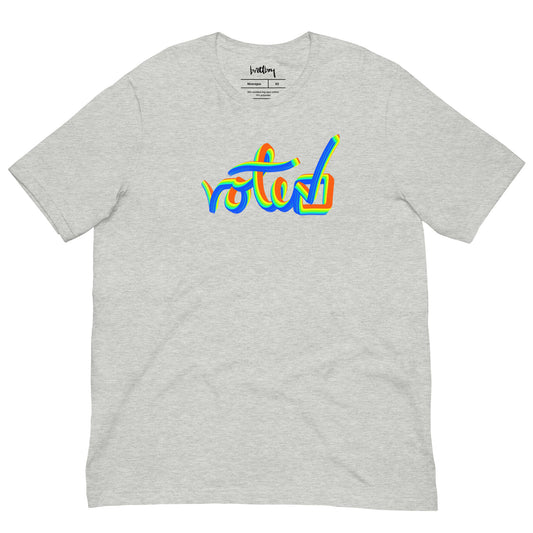 Vote Multicolor Unisex Jersey T-shirt